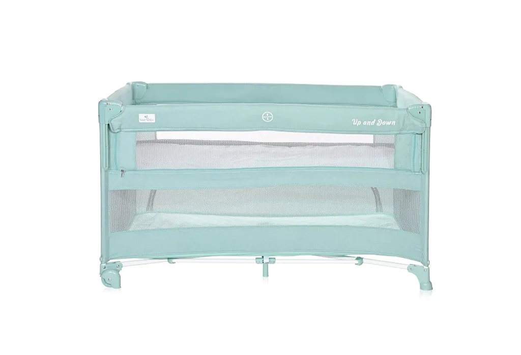 Lorelli Baby Reisebett Up´n Down, Öffnung, 2 Ebenen, Tragetasche, Mit Rädern Blau 5 Lorelli Baby Reisebett Up´n Down, Öffnung, 2 Ebenen, Tragetasche, Mit Rädern Blau – Bild 5