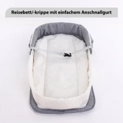 JOYCUTE - 2 In 1 Babynest, Reisebett Bzw. Reisetasche, Faltbare Krippe, Nestchen, Grau -Babyprodukte Geschäft 48c002473bab478af3fcd301d2264f1e