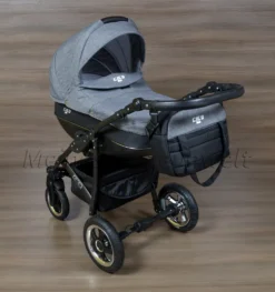 LUXUS Kombi Kinderwagen 3 In 1 Komplettset - Grau/schwarz 18 LUXUS Kombi Kinderwagen 3 In 1 Komplettset - Grau/schwarz -Babyprodukte Geschäft 4a23133761419cf28027c38db341a6ce