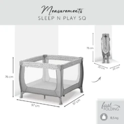Hauck Sleep N Play SQ Nordic Grey -Babyprodukte Geschäft 4e599cd65c65b5744095cb3590aaeeef