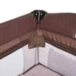 Tectake Kinderreisebett Hund 132x75x104cm Mit Wickelauflage Und Transporttasche - Braun -Babyprodukte Geschäft 53b26ddcbd9d9ceea8110c12aa4a597c