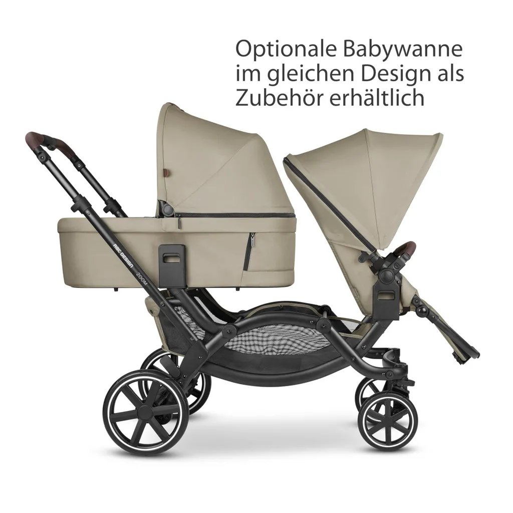 ABC Design Geschwisterkinderwagen Zoom Reed Kollektion 2023 5 ABC Design Geschwisterkinderwagen Zoom Reed Kollektion 2023 – Bild 5