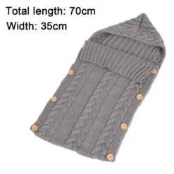 Schlafsäcke Baby Winter,Neugeborenes Baby Gestrickt Wickeln Babydecke Kinderwagen Schlafsack Für 0-12 Monat Baby -Babyprodukte Geschäft 54bc623881ece21fb18e9efe333a956e