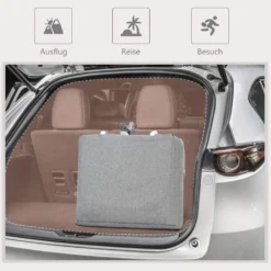 COSTWAY Stubenwagen Beistellbett Baby Babywiege Reisebett Schaukelwiege Mit Transporttasche Und Matratze Faltbar Klappbar Tragbar (grau) 8 COSTWAY Stubenwagen Beistellbett Baby Babywiege Reisebett Schaukelwiege Mit Transporttasche Und Matratze Faltbar Klappbar Tragbar (grau) -Babyprodukte Geschäft 5522e012efd0501d65a1e00fd862d422