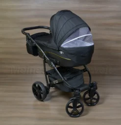 LUXUS Kombi Kinderwagen CLEO 3 In 1 Komplettset - Schwarz/gold R6 -Babyprodukte Geschäft 559506030b524784b93066665f95dd35