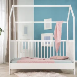 Roba Hausbett 70 X 140 Cm, Kombi-Kinderbett In Hausoptik, Weiß, 3-fach Verstellbar, Schlupfstäbe, Umbaubar Zum Juniorbett 12 Roba Hausbett 70 X 140 Cm, Kombi-Kinderbett In Hausoptik, Weiß, 3-fach Verstellbar, Schlupfstäbe, Umbaubar Zum Juniorbett -Babyprodukte Geschäft 594932849c2a226607a75ec7be4e864f