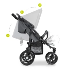 Hauck Roadster Duo SLX Grey/Silver -Babyprodukte Geschäft 5a6b90679b340b271174c738c8c7a26e