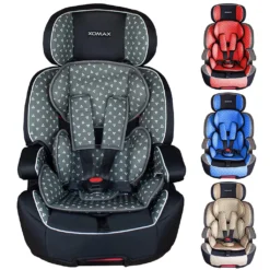 XL-518-Grau Auto Kindersitz / Sitzerhöhung (Schwarz/Grau) Für Kinder Von 9 - 36 Kg (Klasse I, II, III) Mit ISOFIX