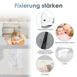 Wolketon Bettgitter Verwendung Mit Boxspringbett Bettschutzgitter Kinderbettgitter Babybettgitter Gitter Kinderbet Klappbar Tragbar Faltbar 200x 80cm -Babyprodukte Geschäft 60293ad7af04f37f97f4a3af9814116e