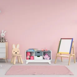 Relaxdays Kinderregal 4 Fächer -Babyprodukte Geschäft 602c28395764edfcb6110a97d2eea488