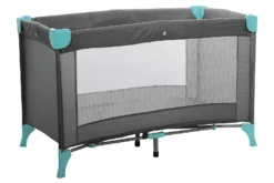 BabyPlus Reisebett Lucca 60x120cm Grau/mint