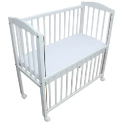 Beistellbett Babybett 90x40 Cm Mit Matratze Und Räder Höhenverstellbar Weiss -Babyprodukte Geschäft 65d7b49371028b8a69689ba4f691cbd7