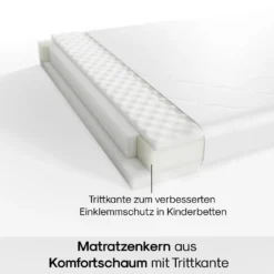 Bobby's "Snoozi" Orthopädische Kindermatratze Mit Trittkante 70 X 140 Cm -Babyprodukte Geschäft 6609a80d891a72b7bdad1aa5eeefcdf3