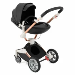 Daliya® TURNIYO 360° Premium 3in1 Kinderwagen Mit Sportsitz, Babywanne & Babyschale Buggy Kombikinderwagen (Schwarz) -Babyprodukte Geschäft 6919e04a75ee006664b4862bcda6e13a 1