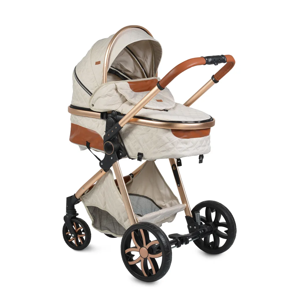 Moni Kinderwagen Alma Sportsitz Tragetasche Umbaubar Wickeltasche Sitz Umkehrbar Beige 5 Moni Kinderwagen Alma Sportsitz Tragetasche Umbaubar Wickeltasche Sitz Umkehrbar Beige – Bild 5