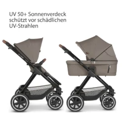 ABC Design Samba Kombikinderwagen (G2) Kollektion 2023, Farbe Kinderwagen:Nature -Babyprodukte Geschäft 6d3b954ff2b3dac88ea60053d361e964
