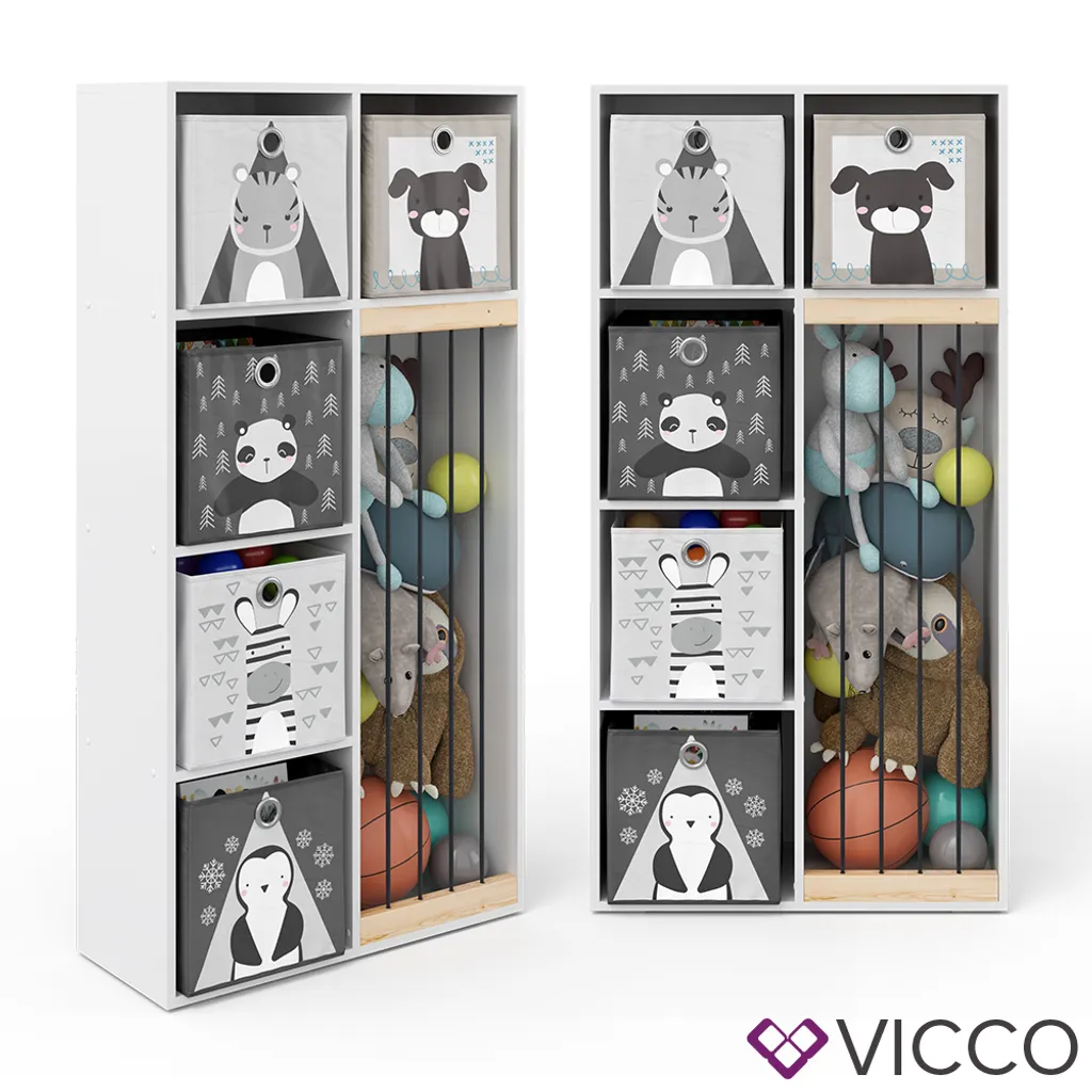 Vicco Kinderregal Marvin Weiß 143 X 72 X 29,1 Cm Holzwerkstoff 7 Vicco Kinderregal Marvin Weiß 143 X 72 X 29,1 Cm Holzwerkstoff – Bild 7