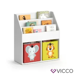 Vicco Kinderregal Luigi Weiß 72 X 79 X 30,7 Cm Holzwerkstoff -Babyprodukte Geschäft 6f97b9d2e3c159052c7c9ff3633bdad4