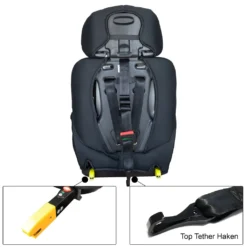 XL-518-Grau Auto Kindersitz / Sitzerhöhung (Schwarz/Grau) Für Kinder Von 9 - 36 Kg (Klasse I, II, III) Mit ISOFIX -Babyprodukte Geschäft 7309eab54337b7a52c0a097bc323b47c