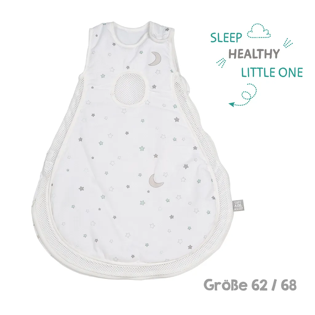 Roba Babybett Safe Asleep, Komplettbettset, Matratze, Nest, Babyschlafsack, 70x140cm Sternenzauber 5 Roba Babybett Safe Asleep, Komplettbettset, Matratze, Nest, Babyschlafsack, 70x140cm Sternenzauber – Bild 5