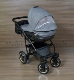 LUXUS Kombi Kinderwagen 3 In 1 Komplettset - Grau/schwarz 19 LUXUS Kombi Kinderwagen 3 In 1 Komplettset - Grau/schwarz -Babyprodukte Geschäft 74b703e7db15266f4209065b89a413b8