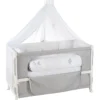 Roba Roombed 'Fox & Bunny' Babybett 60x120 Cm, Beistellbett Zum Elternbett Mit Kompletter Ausstattung