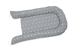 Polini Kids Kuschelnest Grau Mit Weißen Sternen, 1485-3 -Babyprodukte Geschäft 77ae6ccba94bbaa4c59da65533ce7c6c