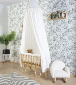 Childhome Wiege Rattan Rechteckig 90X50 + Matratze + Jersey Bezug Altweiss; Crratsqc -Babyprodukte Geschäft 78650995363f5adec18be7198e61e32a