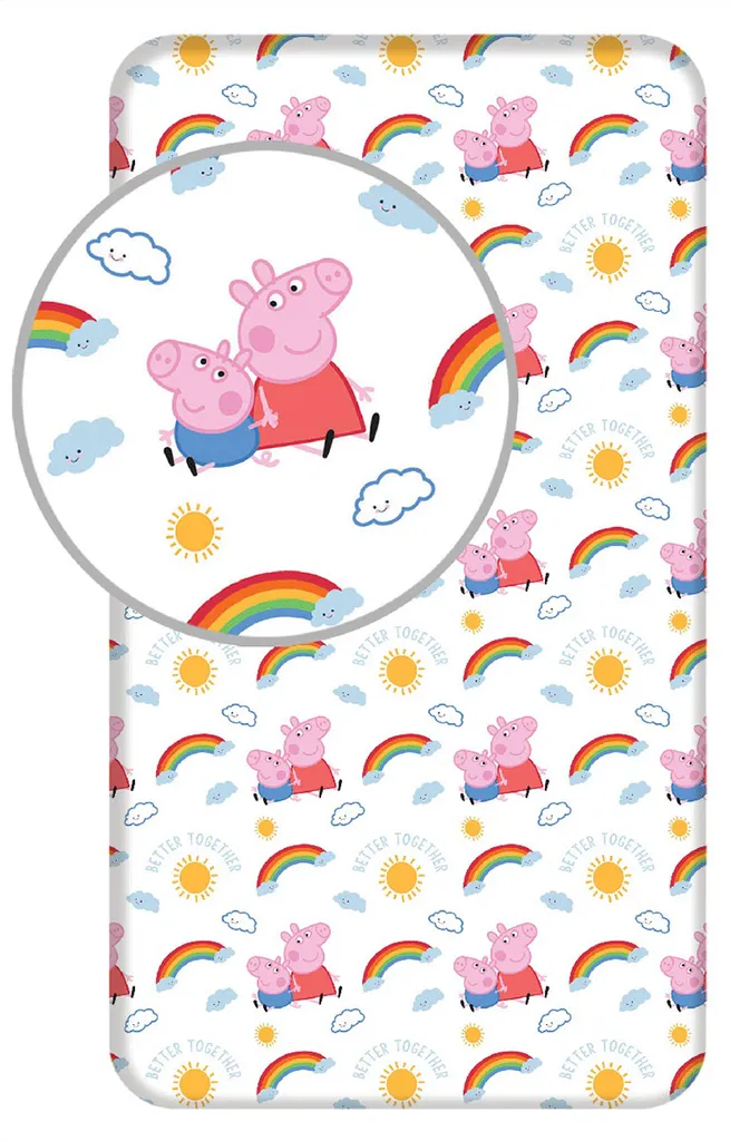 Möbel Spannbettlaken Peppa Pig, 90 X 200 + 25 Cm Bettlaken Bettlaken 1 Möbel Spannbettlaken Peppa Pig, 90 X 200 + 25 Cm Bettlaken Bettlaken