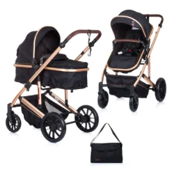 Chipolino Kombikinderwagen 2 In 1 Enigma, Sitz Umbaubar, Wickeltasche, Bis 22 Kg Schwarz -Babyprodukte Geschäft 7a2a2c16518ab14c24683de4de7085d8