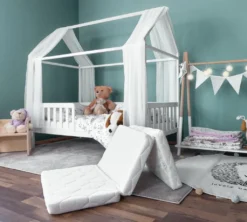 Alcube® Reisebett Matratze 60 X 120 X 7 Cm Klappmatratze – Für Ein Baby Reisebett Oder Gästematratze Inkl. Matratzenhülle Weiß -Babyprodukte Geschäft 7c48650ed36c39854a99802f8fee8032