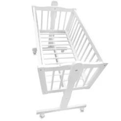 Baby Wiege Kinder Himmel Bett Stubenwagen Beistellbett + 9 Tlg. Zubehör Weiß/grau -Babyprodukte Geschäft 7ce44b276836e041bd3de624b5d57f4c