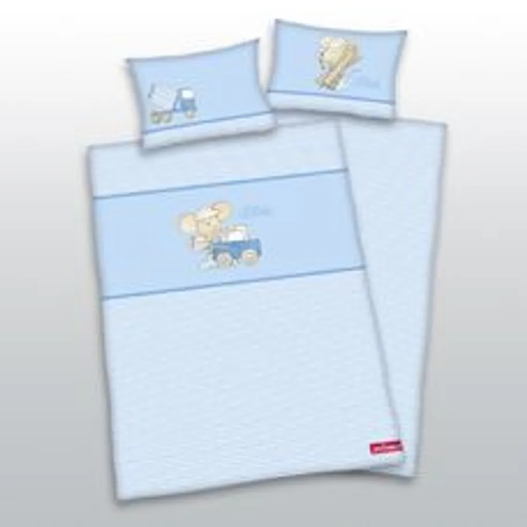 Herding Baby Bettwäsche Lillebi Blau 100 X 135 Cm 40 X 60 Cm 1 Herding Baby Bettwäsche Lillebi Blau 100 X 135 Cm 40 X 60 Cm