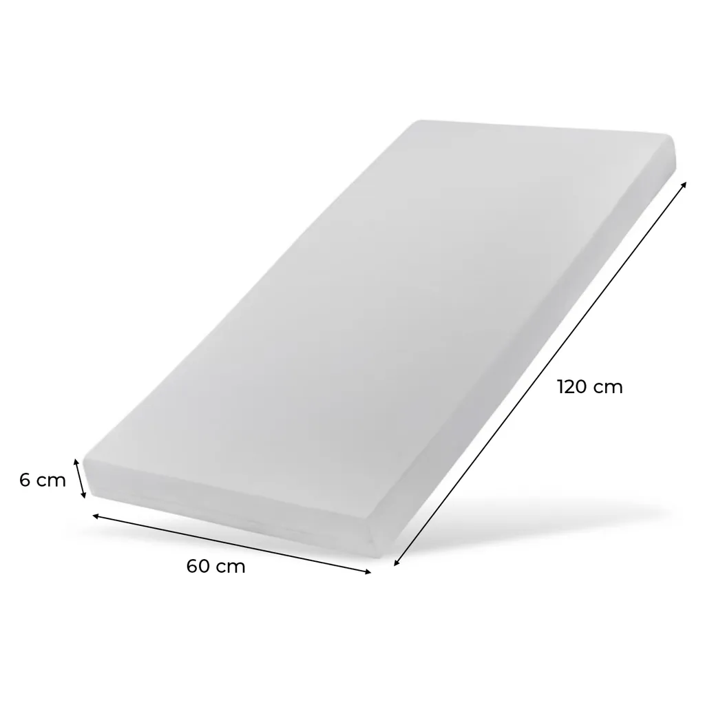 IGLOBAL Babymatratze Kindermatratze Schaum-Kokosnuss Matratze 120x60x6 Cm, Härtegrad H2, Bezug Waschbar Und Abnehmbar, Nach Standard 100 2 IGLOBAL Babymatratze Kindermatratze Schaum-Kokosnuss Matratze 120x60x6 Cm, Härtegrad H2, Bezug Waschbar Und Abnehmbar, Nach Standard 100 – Bild 2