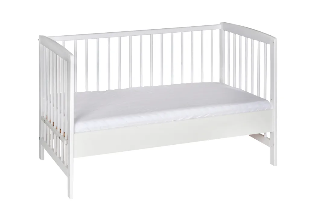 Schardt Beistellbett Micky 60x120 Cm, Weiß Lackiert 1 Schardt Beistellbett Micky 60x120 Cm, Weiß Lackiert