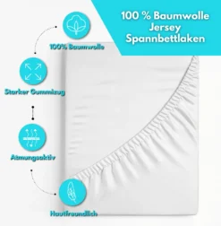 Alavya Home® Kindermatratze 80 X 160 Cm COZY Mit Bettlaken Kaltschaummatratze 160x80 Weiß - Inkl. Spannbettlaken -Babyprodukte Geschäft 81e156073bacca861aac740a249bab20