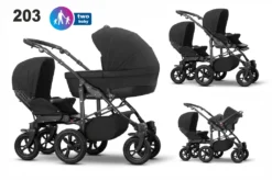 GroßhandelPL Mikado Multistroller Kinderwagen Der Geschwisterwagen Jahr Für Jahr - 3in1-203