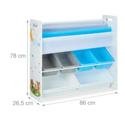 Relaxdays Kinderregal Mit 10 Fächern Und Motiv -Babyprodukte Geschäft 8227421e05f001029407ff22d5cd0962