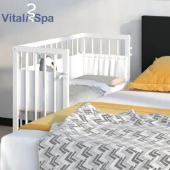 Vitalispa Beistellbett + Matratze + Nestchen Sophie Weiß 94 X 96 X 42,5 Cm Massivholz 12 Vitalispa Beistellbett + Matratze + Nestchen Sophie Weiß 94 X 96 X 42,5 Cm Massivholz -Babyprodukte Geschäft 845d59123cf5399d302381c1603acc03