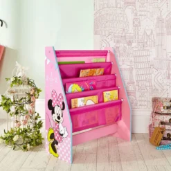 Disney Kinder-Bücherregal Minnie Maus 51 X 23 X 60 Cm Rosa WORL222007 -Babyprodukte Geschäft 84829c93f464bb932ecf2823f6bbcd72