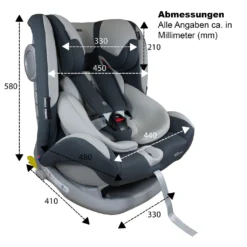 XOMAX S66 Auto Kindersitz Mit ISOFIX Für Kinder Von 0 - 36 Kg (Klasse 0, I, II, III), S66:S66-light-grey -Babyprodukte Geschäft 852d6a1e13b9ca33eb293e4caaeb2037