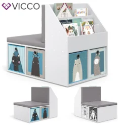 Vicco Kinderregal Onix Weiß 97,1 X 78,4 X 66,8 Cm Holzwerkstoff -Babyprodukte Geschäft 88f0b7b8c5aba24b302d63bea8ba43c8