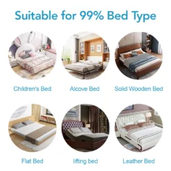 Zehnhase Bettgitter Länge 140 Cm 1 Seite Bettschutzgitter Kinderbettgitter Babybettgitter, Absturzsicherung Für Kinder, Baby, Grau -Babyprodukte Geschäft 89589621d6111b3035f22a7747baa567 1