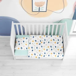 Baby Bettwäsche Set 90 X 120 Cm - Kinderbettwäsche Babybettwäsche Mit Kissenbezug 60x40 Aus Baumwolle Regenbogenmotiv -Babyprodukte Geschäft 8aab68daeea98948e09daf144a158719