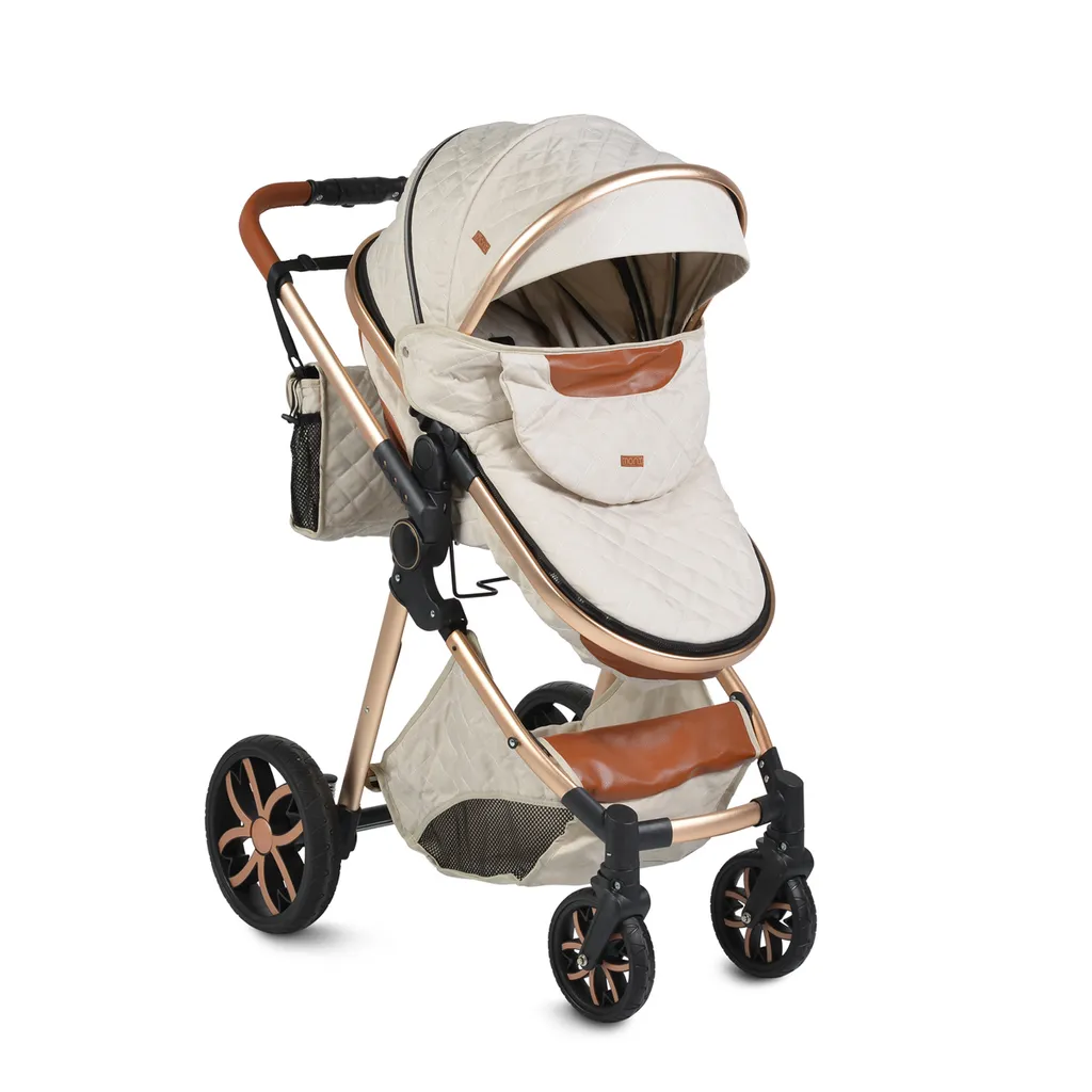 Moni Kinderwagen Alma Sportsitz Tragetasche Umbaubar Wickeltasche Sitz Umkehrbar Beige 3 Moni Kinderwagen Alma Sportsitz Tragetasche Umbaubar Wickeltasche Sitz Umkehrbar Beige – Bild 3