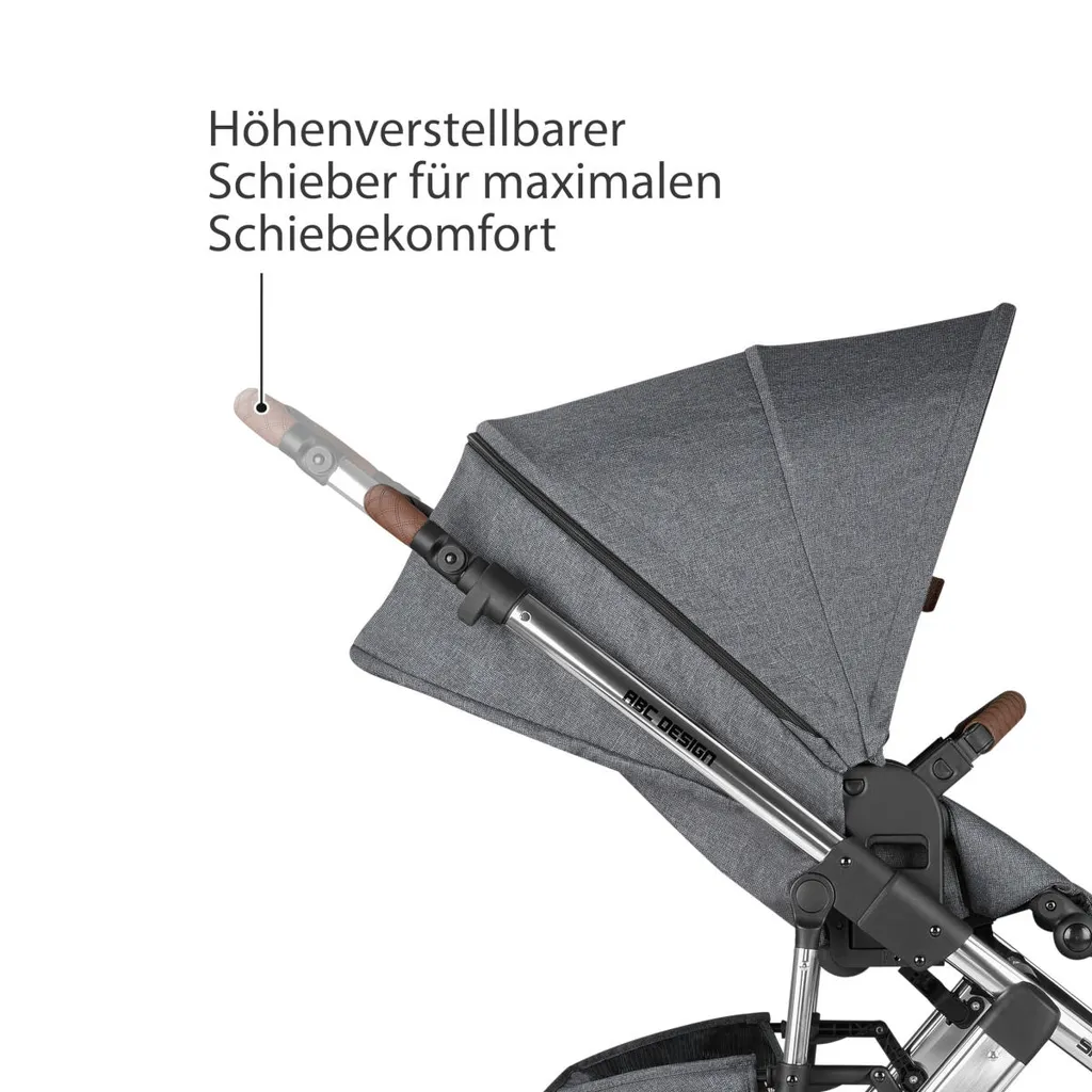 ABC Design Salsa 4 Air Kinderwagen Asphalt Diamond Kollektion 2022 3 ABC Design Salsa 4 Air Kinderwagen Asphalt Diamond Kollektion 2022 – Bild 3