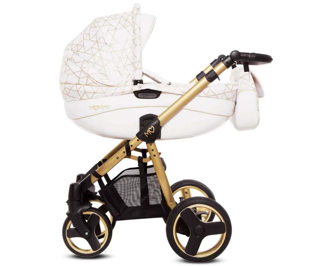 Kinderwagen Mommy Gold: Weiß-Gold Farbe: Weiß-Gold 6 Kinderwagen Mommy Gold: Weiß-Gold Farbe: Weiß-Gold – Bild 6