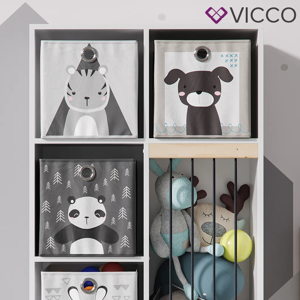 Vicco Kinderregal Marvin Weiß 143 X 72 X 29,1 Cm Holzwerkstoff 5 Vicco Kinderregal Marvin Weiß 143 X 72 X 29,1 Cm Holzwerkstoff – Bild 5