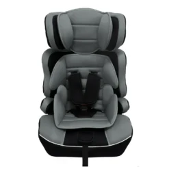 AREBOS Kinderautositz, 5-Punkt-Sicherheitsgurt, Gruppe 1+2+3 Für 9-36kg, Einstellbare Kopfstütze, ECE R44/04, Abnehmbare Rückenlehne, Verstellbar (44 X 44 X 66-78 Cm), Grau