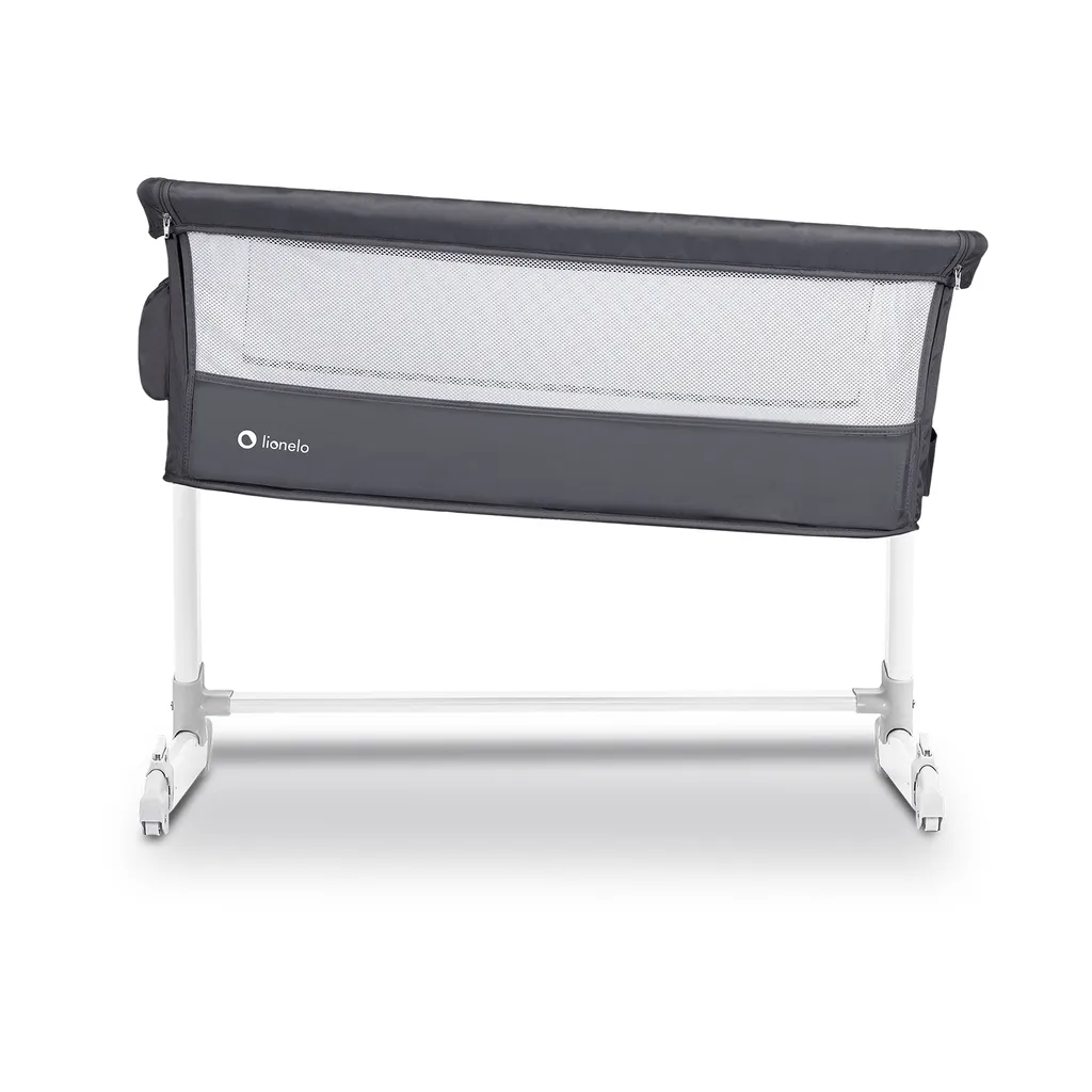 Lionelo Theo 2in1 Reisebett Beistellbett Kinderbett Ab Geburt Bis 9kg Dunkelgrau 11 Lionelo Theo 2in1 Reisebett Beistellbett Kinderbett Ab Geburt Bis 9kg Dunkelgrau – Bild 11